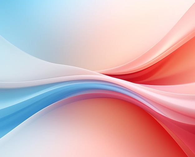 Ola abstracta colorida Ilustración de composición abstracta dinámica Elemento de diseño para banners web