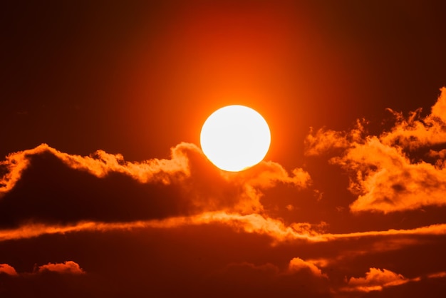 Ola de calor sol caliente Cambio Climático Calentamiento Global