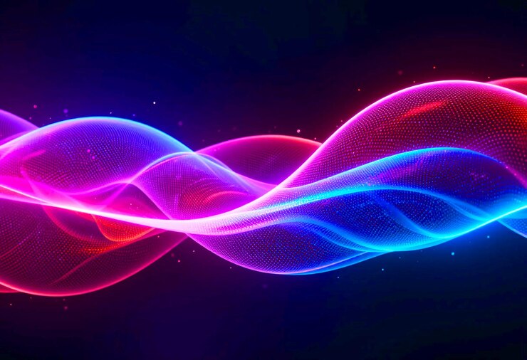 Ola de energía abstracta