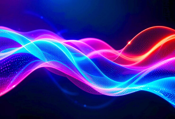 Ola de energía abstracta