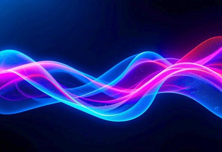 Ola de energía abstracta