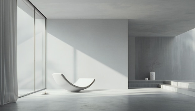 Ola estética en un interior minimalista