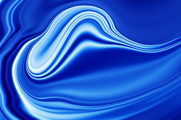 Foto ola fluida de color azul