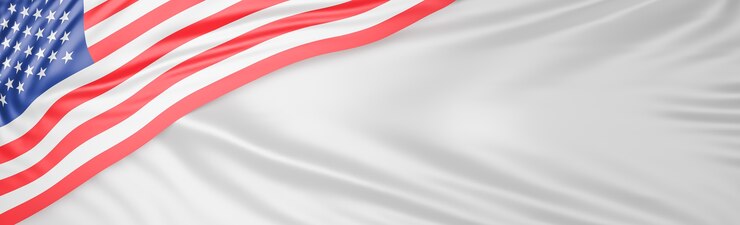 Ola hermosa bandera americana de cerca