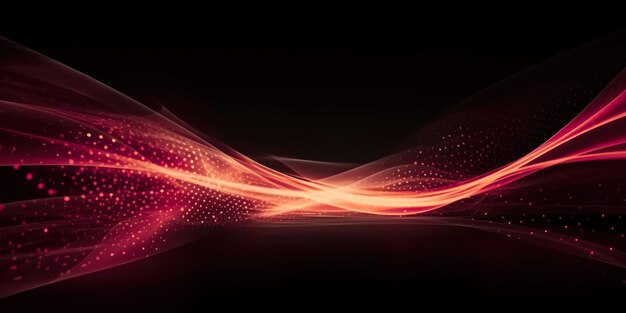 La ola de lujo, las partículas brillantes, la belleza abstracta.