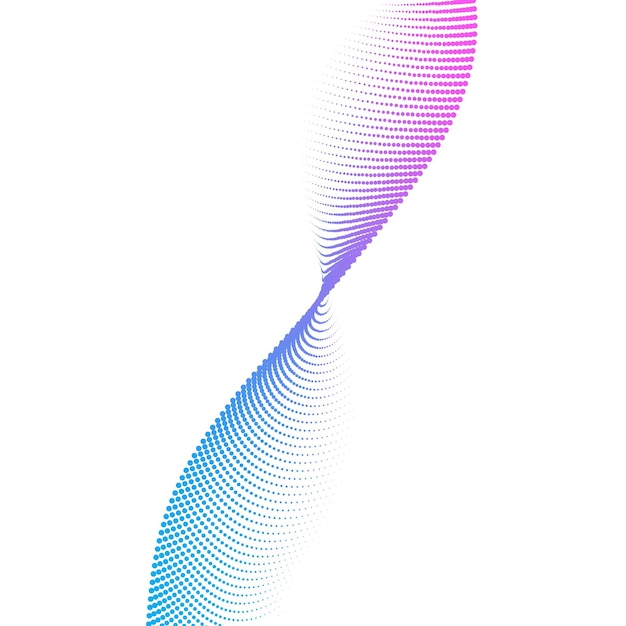 Ola de las muchas líneas de colores Rayas onduladas abstractas sobre un fondo blanco aislado Arte de línea creativa Ilustración vectorial EPS 10 Elementos de diseño creados con la herramienta Mezclar Cinta suave curva