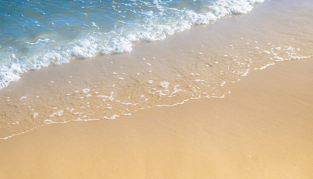 Una ola que se estrella en una playa