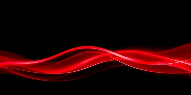 Ola roja abstracta