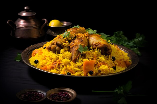 Olams Hyderabad Indio Biryani y curry