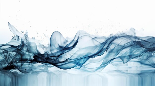 Olas con blanco abstracto sobre fondo de luz suave Concepto futurista moderno Diseño de plantilla abstracta moderna Líquido ondulado abstracto sobre fondo blanco