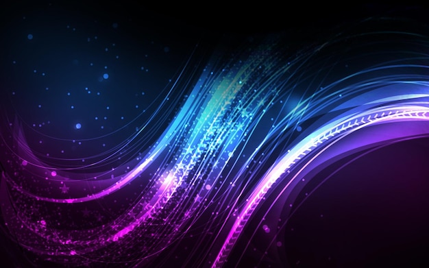 Las olas brillantes abstractas