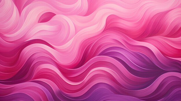 Las olas de colores rosados calientes