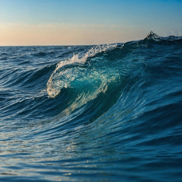 Foto las olas del mar