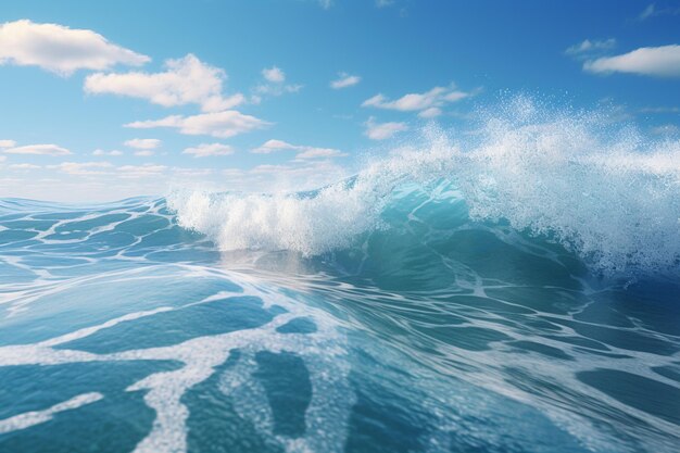 las olas del océano