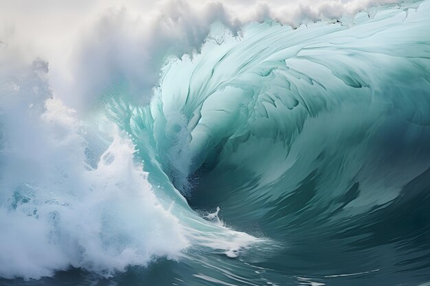 olas en la playa IA generativa