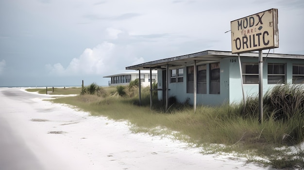 Old Beach Motel na Flórida