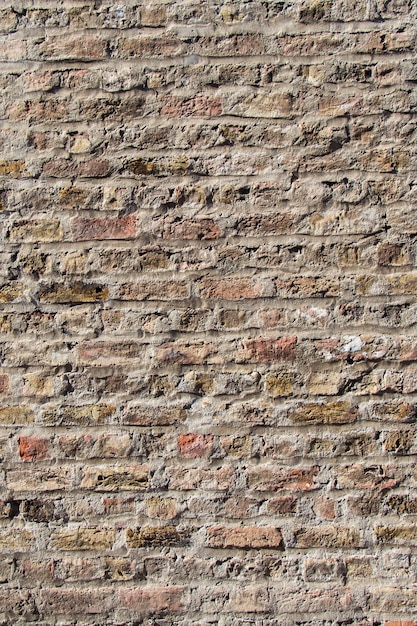 Old grunge brick wall background