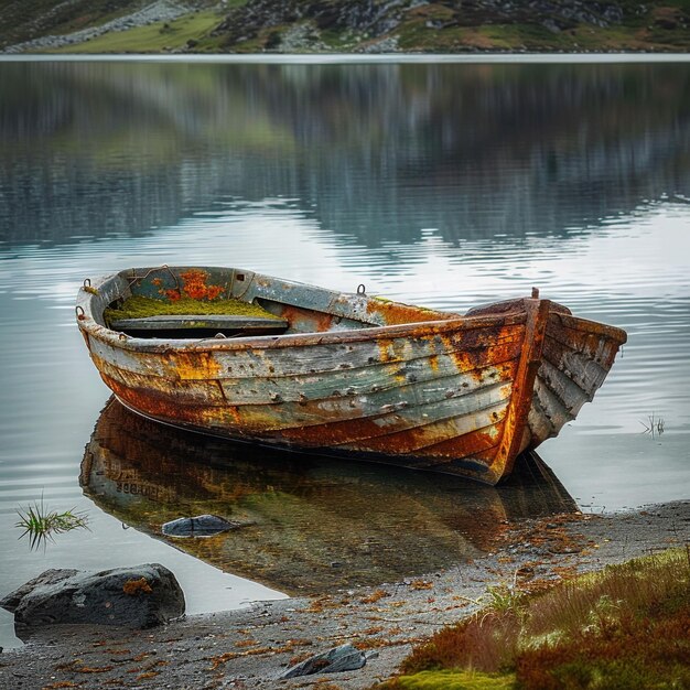 Foto old_rusty_fishing_boat (barco de pesca viejo y oxidado)