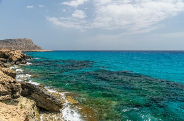 Oleaje ligero en la costa mediterránea