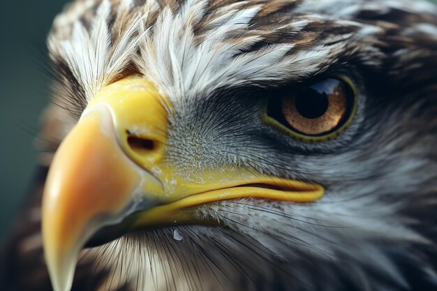Foto olho penetrante águia keeneyed