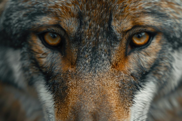 Foto olhos bonitos de um lobo selvagem olhos belos de um lobo selvagem mamífero perigoso lobo lobo