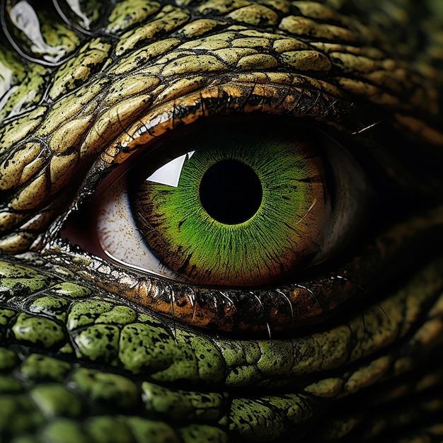 Foto olhos de crocodilo