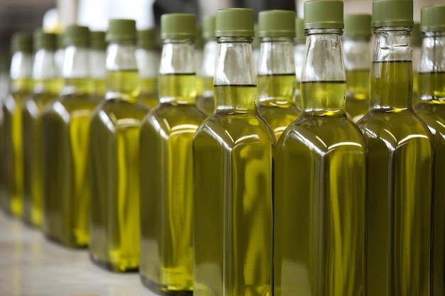 oliveiras petróleo garrafas