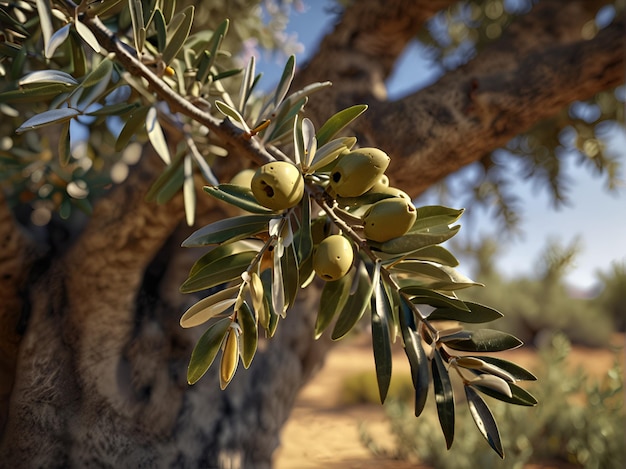 Olivos y plantaciones de olivos