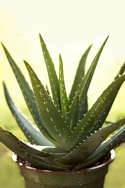 Foto una olla de plantas de interior aislada sobre un fondo blanco