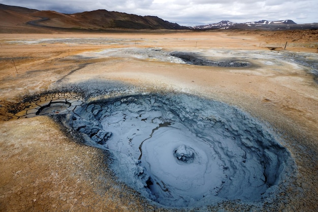 Ollas de barro en Islandia Namaskard