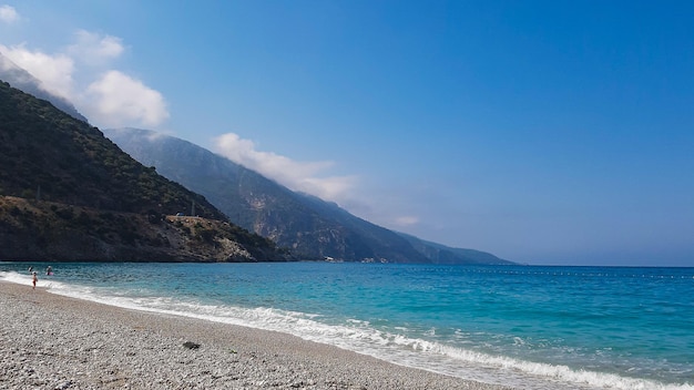 Oludeniz Strand Türkei Baum siehe Berg