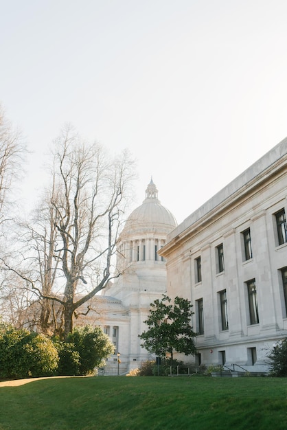 Olympia USA Marzo 2022 Washington State Capitol en un día soleado