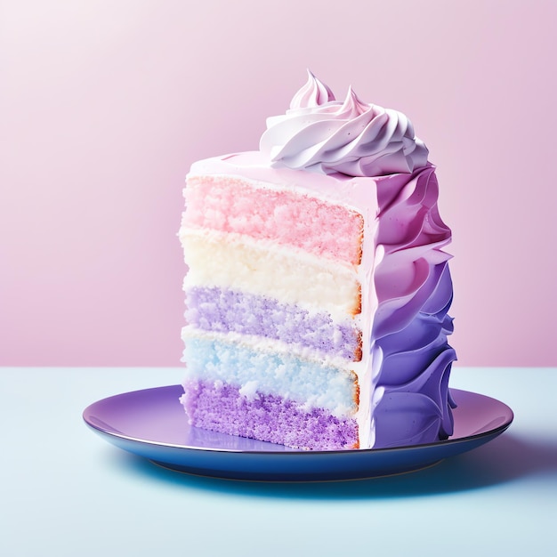 Ombre-Kuchen für Geburtstagsfeier, Banner, Flyer oder Werbung