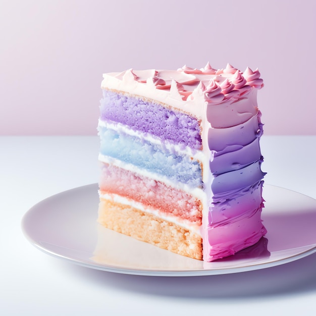 Ombre-Kuchen für Geburtstagsfeier, Banner, Flyer oder Werbung