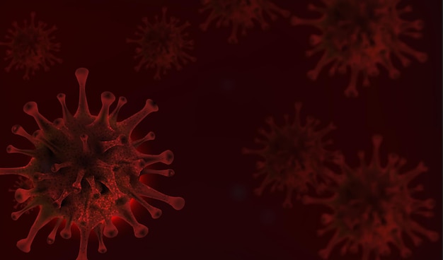Omicron COVID19-Variante Südafrika neue Coronavirus-Variante neuer 3D-Illustrationshintergrund