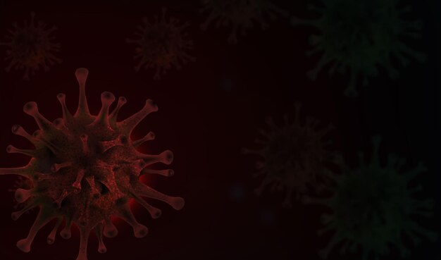 Foto omicron covid19-variante südafrika neue coronavirus-variante neuer 3d-illustrationshintergrund