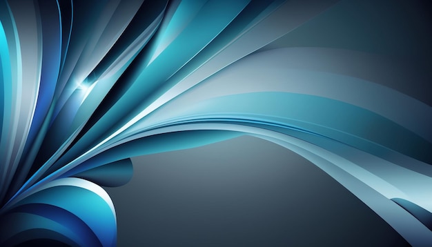 Onda 3d fluida abstracta en color azul de fondo en movimiento. Fondo y papel tapiz adecuados