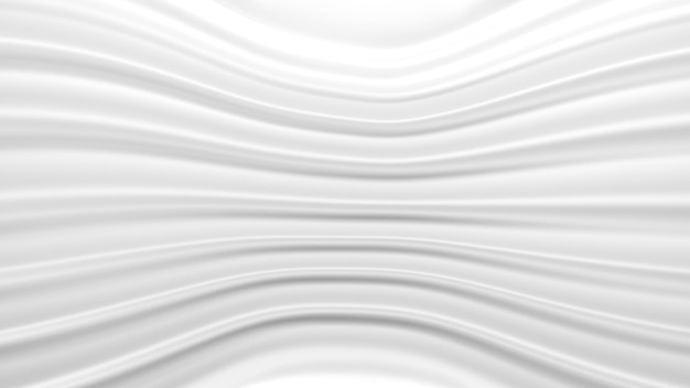 Foto onda abstrata fundo branco renderização em 3d