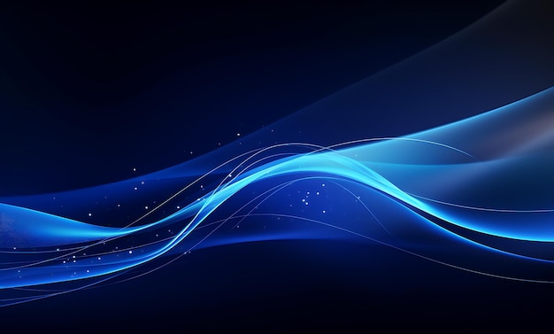 una onda azul con las palabras azul en ella