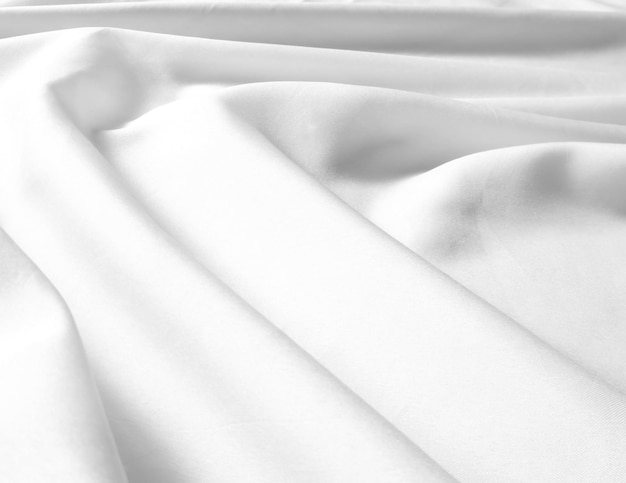 Foto onda blanca cortina y sombra suave. fondo abstracto en aislado.