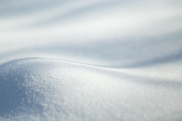 Onda branca feita por fundo de neve