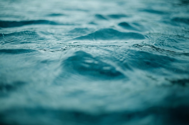 Onda do mar perto da visão de ângulo baixo