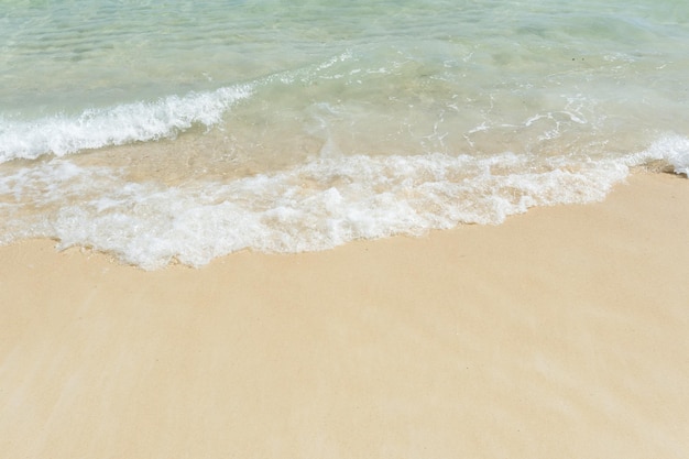 Onda suave do mar na praia vazia Fundo com cópia spacexA