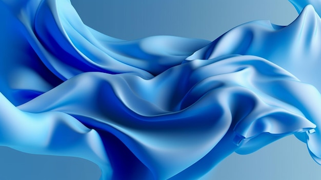 ondas abstractas azules y blancas con un fondo azul y blanco