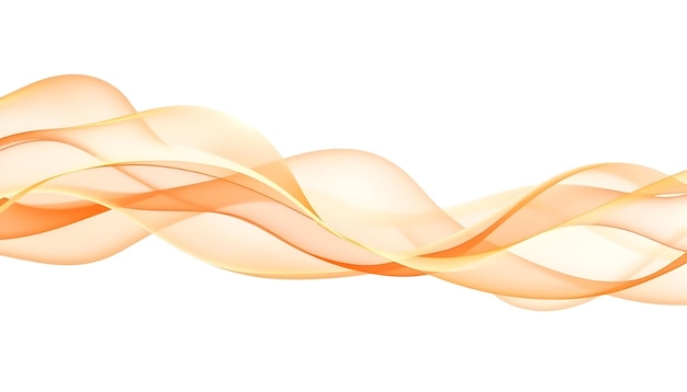 Ondas abstractas de color naranja
