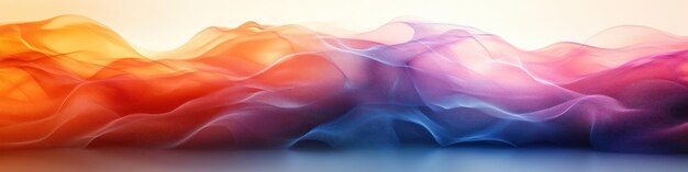 Ondas abstractas de colores que se mezclan en un gradiente suave