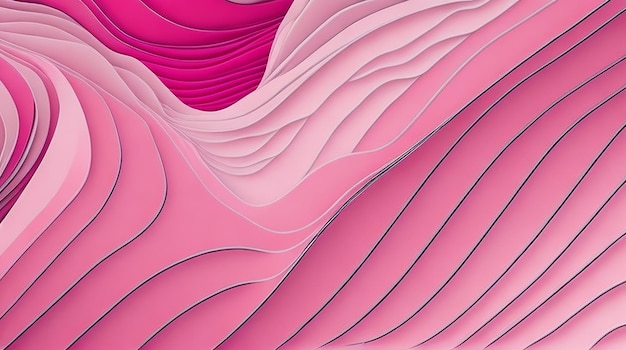 Ondas abstractas de fondo en tonos rosados