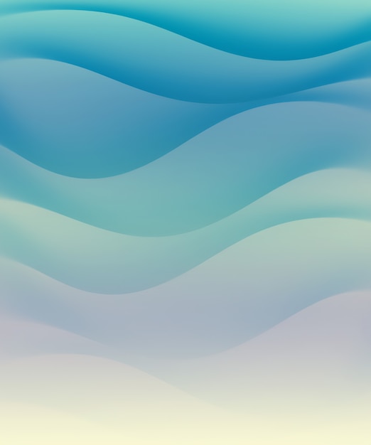 Ondas de agua azules abstractas como fondo