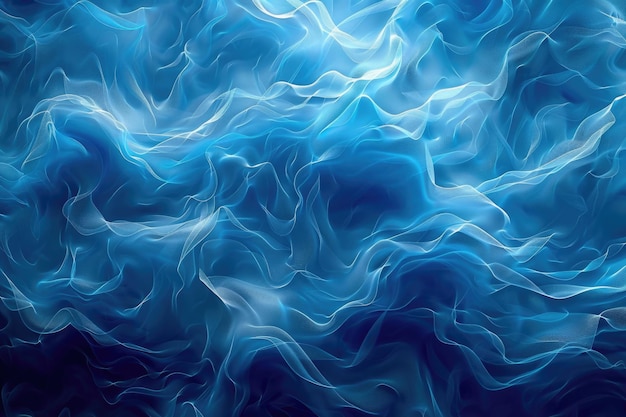 Ondas azuis abstratas ou véus textura de fundo