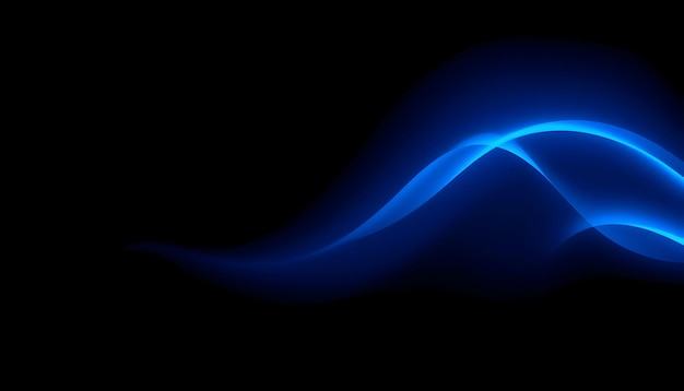 Ondas azules abstractas